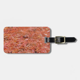 Lebhafte rote Herbstreben Gepäckanhänger