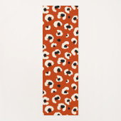 Lebhafte rote Leoparddrucke Yogamatte (Vorderseite)