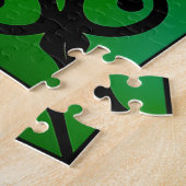 Lebhafte rote Rose Puzzle (Seite)