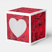 Lebhafte Rote Rosen Geschenkschachtel (Vorderseite)