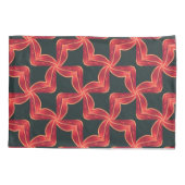 Lebhafte rote Swirl-Muster Duvet Cover (Rückseite)