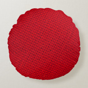 Lebhafte rote Textur Rundes Kissen