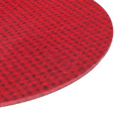 Lebhafte rote Textur Schneidebrett (Ecke)