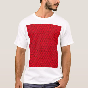 Lebhafte rote Textur T-Shirt
