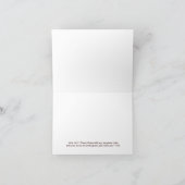 Lebhafte Rotwild Notecard Karte (Innenseite)