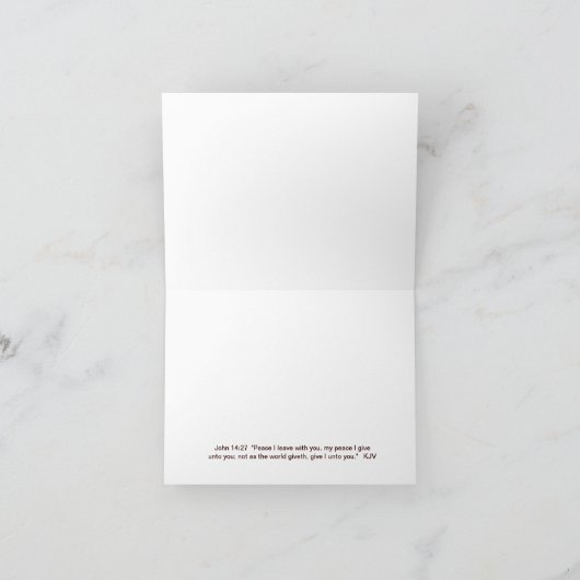 Lebhafte Rotwild Notecard Karte (Innenseite)