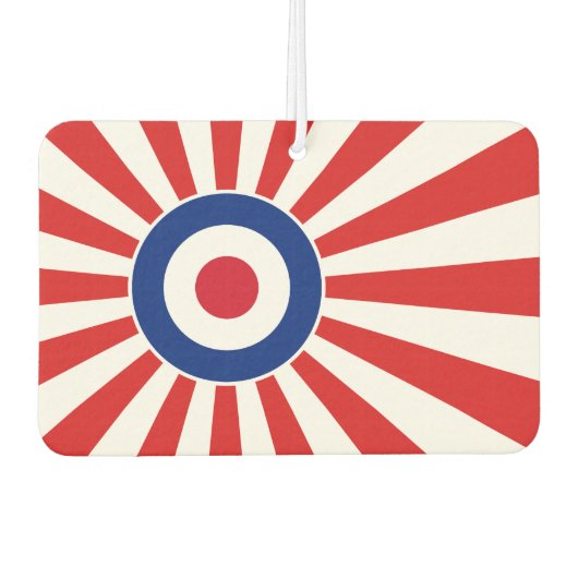 Lebhafte Roundel-Mod JAPAN-Zielmotorrad Autolufterfrischer (Vorderseite)