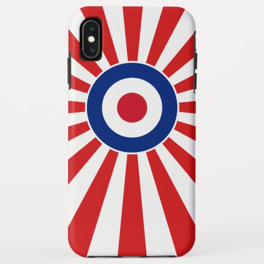 Lebhafte Roundel-Mod JAPAN-Zielmotorrad Case-Mate iPhone Hülle (Rückseite)