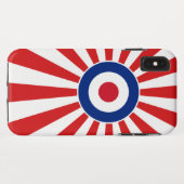Lebhafte Roundel-Mod JAPAN-Zielmotorrad Case-Mate iPhone Hülle (Rückseite (Horizontal))