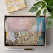 Lebhafte Royalty Abstrakt Art Decoupage Seidenpapier (Geschenk)