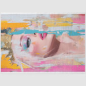 Lebhafte Royalty Abstrakt Art Decoupage Seidenpapier (Vorderseite)