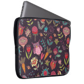 Lebhafte Sammlung großer Blume Laptopschutzhülle (Vorne Rechts)