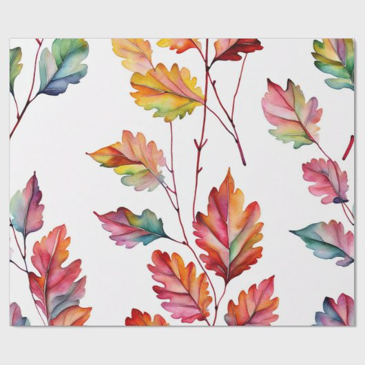 Lebhafte Sammlung von Wasserfarben Geschenkpapier (Flach)