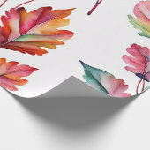 Lebhafte Sammlung von Wasserfarben Geschenkpapier (Ecke)