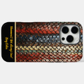 Lebhafte Schlange, die die Kunst der Natur enthüll Case-Mate iPhone Hülle (Rückseite (Horizontal))