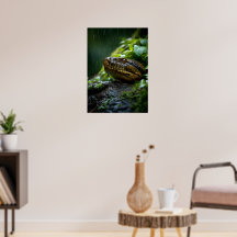 Lebhafte Schlange im Regenwald