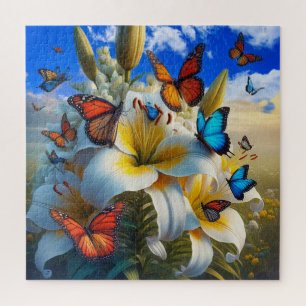 Lebhafte Schmetterlinge, Puzzle