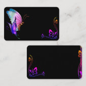 Lebhafte Schmetterlinge und Grenzschmetterlinge mi Visitenkarte (Vorne/Hinten)