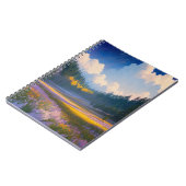 Lebhafte Schönheit einer farbenfrohen Waldreinigun Notizblock (Linke Seite)