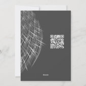 Lebhafte Schwarz-Weiß-Jahreszeit Feiertagskarte (Rückseite)