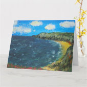 Lebhafte Seascape Karte (Gelbe Blume)