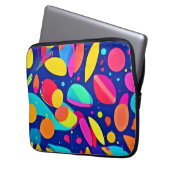 Lebhafte Shapescape Art Laptopschutzhülle (Vorderseite Links)