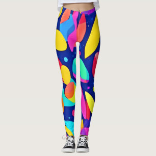 Lebhafte Shapescape Art Leggings