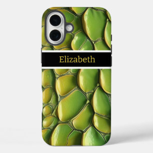 Lebhafte Snakeskinmuster im Sonnenlicht iPhone 16 Plus Hülle