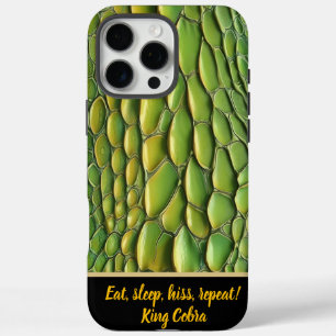 Lebhafte Snakeskinmuster im Sonnenlicht iPhone 16 Pro Max Hülle