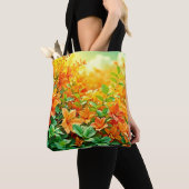 Lebhafte Sommer-Blume Tasche (Von Nahem)