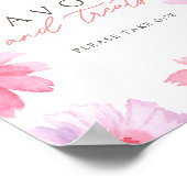 Lebhafte Sommer-Favors & Leckereien Babydusche-Sch Poster (Ecke)