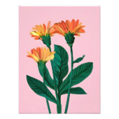 Lebhafte Sommerblüten Fotodruck (Vorne)