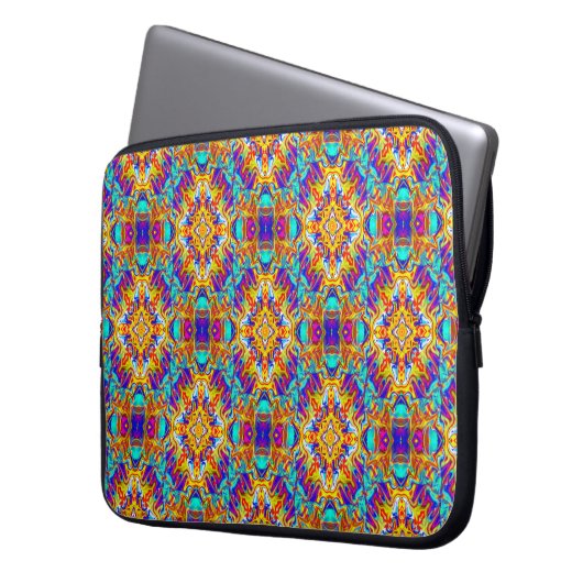 Lebhafte Sommerzeiten... Laptopschutzhülle (Vorderseite Links)