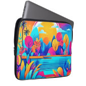 Lebhafte Sonnenaufgangslandschaft Laptopschutzhülle (Vorne Rechts)