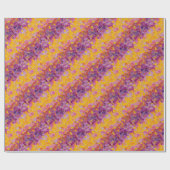 Lebhafte Sonnenuntergang-Inspiriert Glasmosaik Geschenkpapier (Flach)