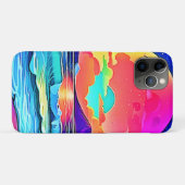 Lebhafte Sonnenuntergangslandschaft Case-Mate iPhone Hülle (Rückseite (Horizontal))