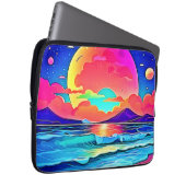 Lebhafte Sonnenuntergangslandschaft Laptopschutzhülle (Vorne Rechts)