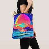 Lebhafte Sonnenuntergangslandschaft Tasche (Von Nahem)