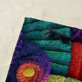 Lebhafte Spiral-Abstrakte Muster Strandtuch (Beispiel)