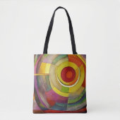 Lebhafte Spiral Art Tote Bag - Bold & Artistic Tasche (Vorderseite)