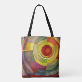 Lebhafte Spiral Art Tote Bag - Bold & Artistic Tasche (Rückseite)