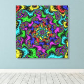 Lebhafte Sprinklerflora Leinwanddruck (Insitu (Holzboden))