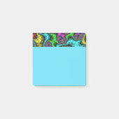 Lebhafte Sprinklerflora Post-it Klebezettel (Vorderseite)