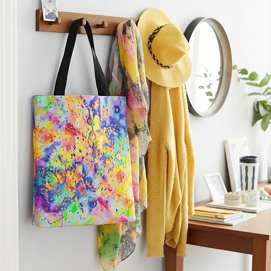 Lebhafte Spritzer Tasche