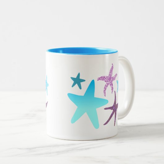 Lebhafte Starfish Tasse (VorderseiteRechts)