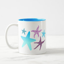 Lebhafte Starfish Tasse