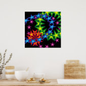 lebhafte Sternkreise Poster (Küche)