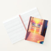 Lebhafte Strandmanifestation Notizblock (Innenseite)