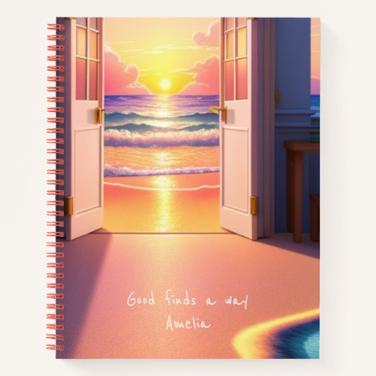 Lebhafte Strandmanifestation Notizblock (Vorderseite)