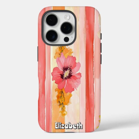 Lebhafte Streifen Case-Mate iPhone Hülle (Rückseite)